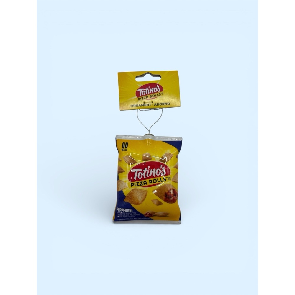 Totinos Pizza Roll‎ Decoupage Holiday Christmas Ornament